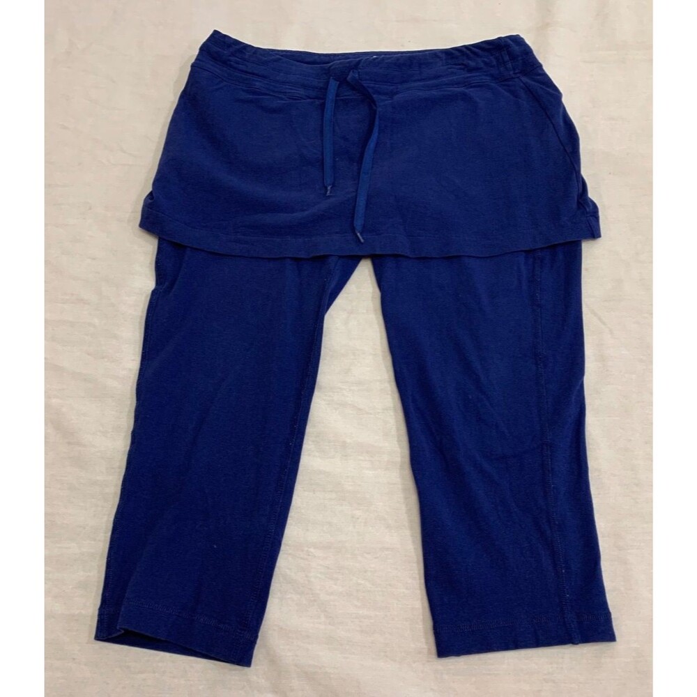 ATHLETA WOMENS 2 IN 1 CAPRIS SKIRT SIZE M